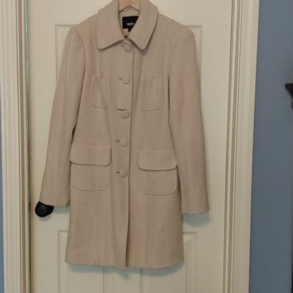 Wool blend coat